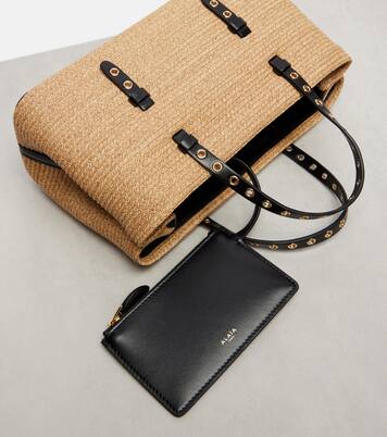 Mina 25 Medium woven tote bag | Alaïa