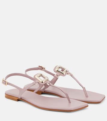 Viv' By The Sea leather thong sandals | Roger Vivier