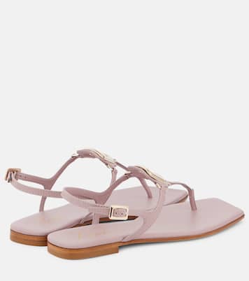 Viv' By The Sea leather thong sandals | Roger Vivier