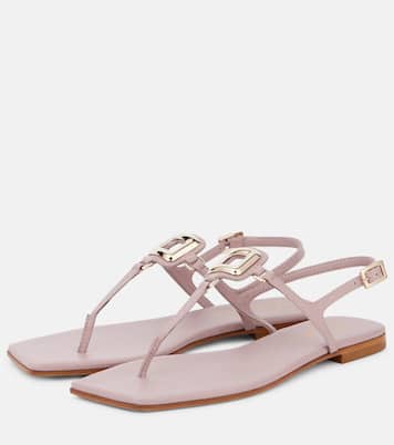 Viv' By The Sea leather thong sandals | Roger Vivier
