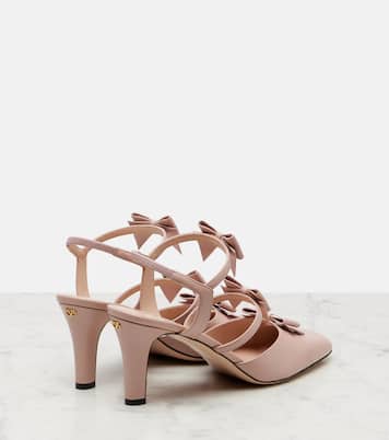 Bowow 75 leather slingback pumps | Valentino Garavani