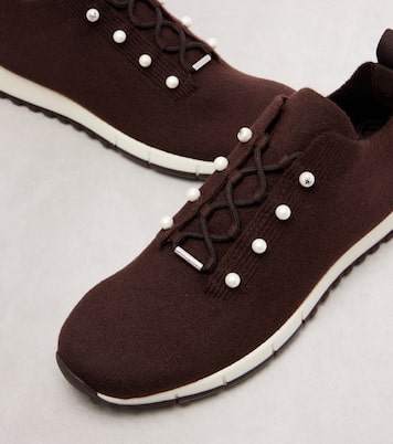 Baskets Veles en cachemire à ornements | Jimmy Choo