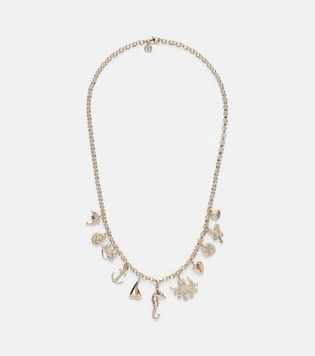 Collar con colgante de oro de 14 ct con diamantes | Sydney Evan