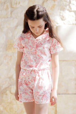 Set aus Top und Shorts aus Baumwolle | Tartine et Chocolat