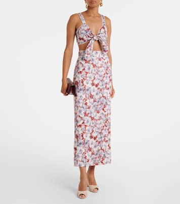 Pirua gathered suede mules | Manolo Blahnik