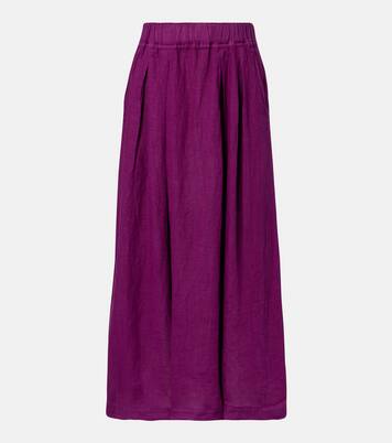 Linda linen maxi skirt | Velvet