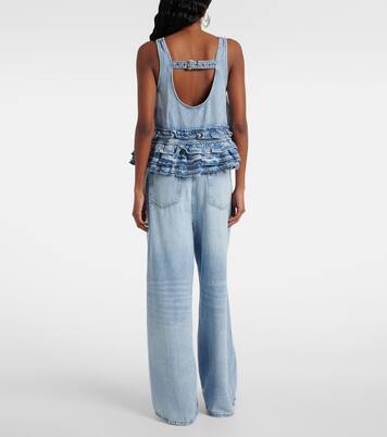 Top aus Denim | Ganni