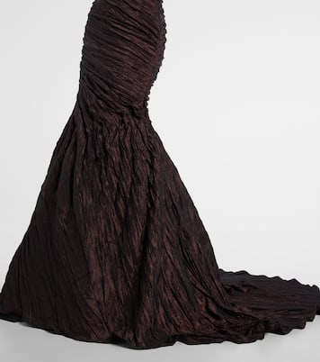 Draped off-shoulder corset gown | Marmar Halim