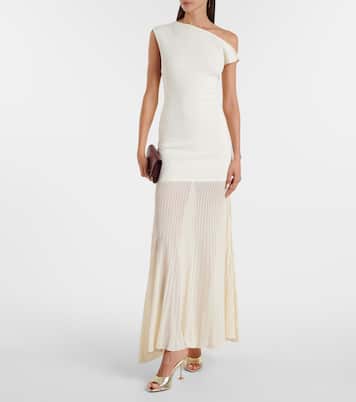 Bisous 85 embossed leather mules | Aquazzura