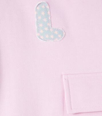Pantaloni sportivi in jersey di cotone con applicazioni | Stella McCartney Kids