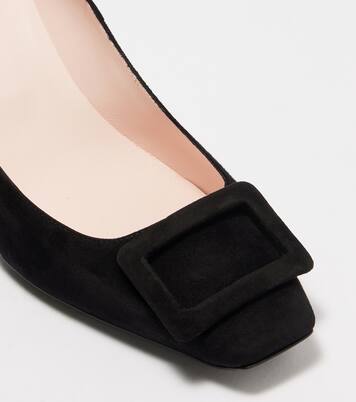 Pumps Trompette 70 aus Veloursleder | Roger Vivier