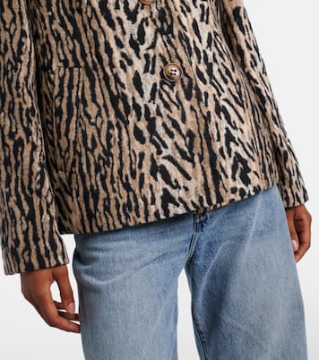 Leila leopard-print jacket | Rixo