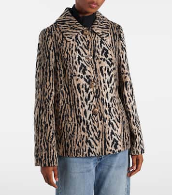 Leila leopard-print jacket | Rixo
