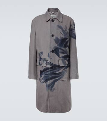 Randale floral cotton trench coat | Dries Van Noten