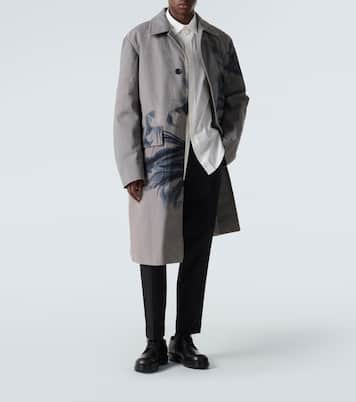 Randale floral cotton trench coat | Dries Van Noten