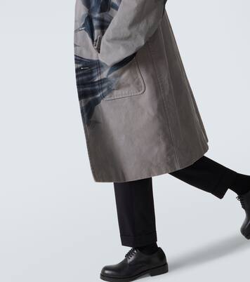 Randale floral cotton trench coat | Dries Van Noten