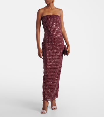 Beaded maxi dress | Rotate