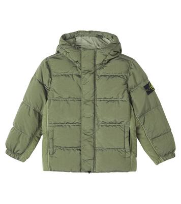 Compass down jacket | Stone Island Junior