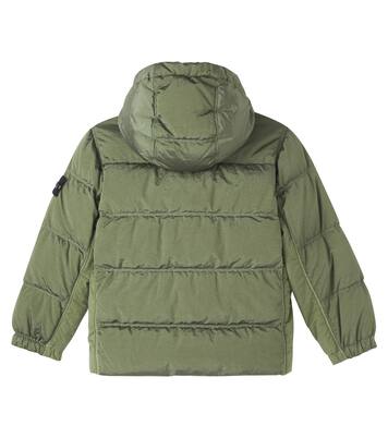 Compass down jacket | Stone Island Junior