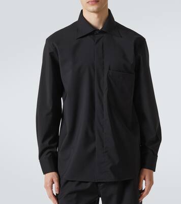 Wool overshirt | Saman Amel