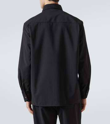 Wool overshirt | Saman Amel