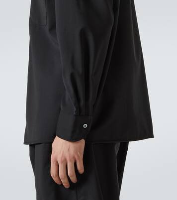 Wool overshirt | Saman Amel