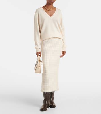 Pull en cachemire et laine | Jardin des Orangers