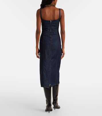 Abito midi in denim | Dries Van Noten