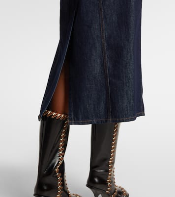 Abito midi in denim | Dries Van Noten