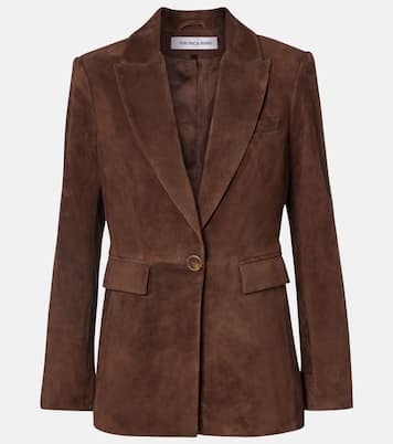 Blazer Duane aus Veloursleder | Veronica Beard