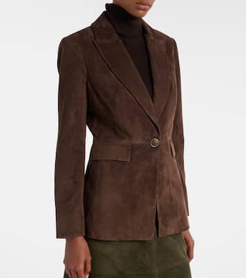 Blazer Duane aus Veloursleder | Veronica Beard