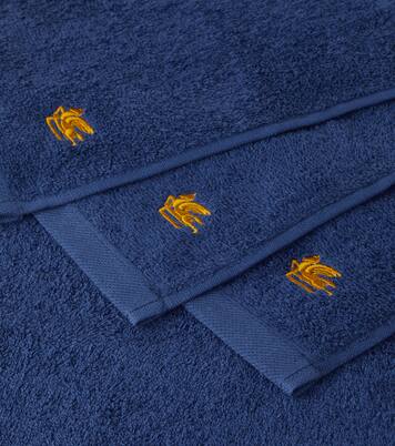 Set Giano de 4 toallas y cesta de algodón | Etro