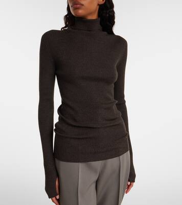 Ribbed-knit wool sweater | Calvin Klein Collection
