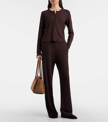 Lauren jersey wide-leg pants | Leset