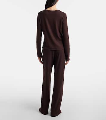 Lauren jersey wide-leg pants | Leset