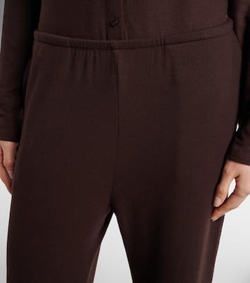 Lauren jersey wide-leg pants | Leset