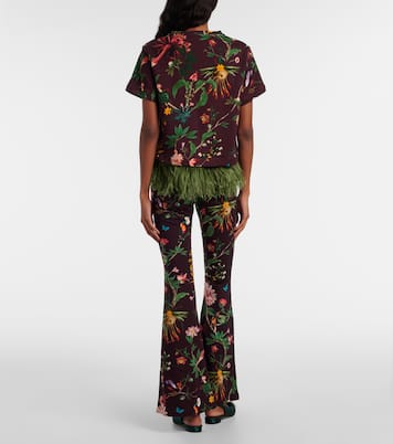 Schlaghose Meditation aus einem Baumwollgemisch  | La DoubleJ