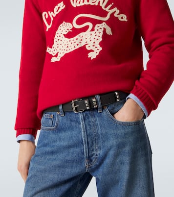 Ceinture Rockstud en cuir | Valentino Garavani
