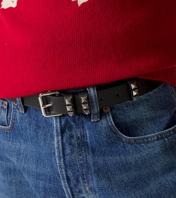 Ceinture Rockstud en cuir | Valentino Garavani