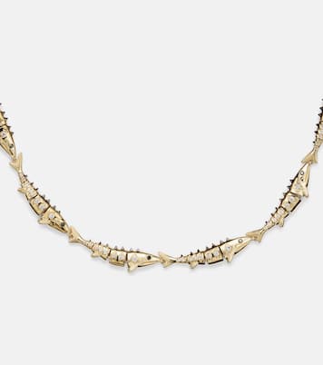 Collier Marlin en or 9 ct et diamants  | Yvonne Léon