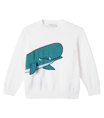 Intarsia cotton sweater | Stella McCartney Kids