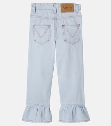 Amara ruffled straight jeans | Molo