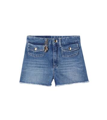 Logo denim shorts  | Chloé Kids
