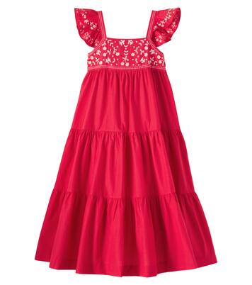 Cora embroidered tiered cotton dress | Bonpoint