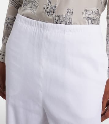 Destino linen-blend wide-leg pants | Max Mara