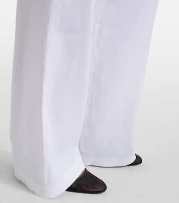 Destino linen-blend wide-leg pants | Max Mara