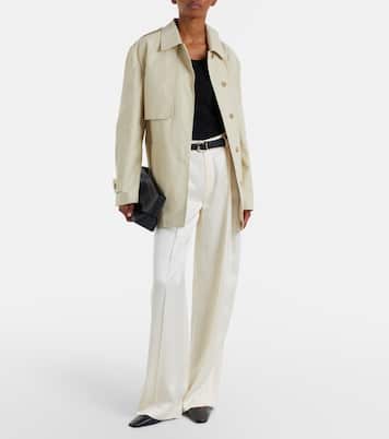 Weite Hose aus Satin | Vince