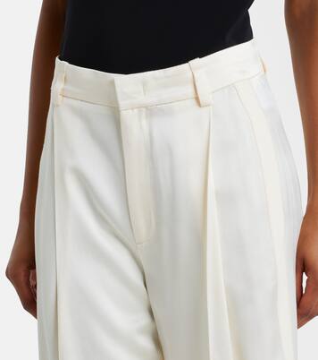 Weite Hose aus Satin | Vince