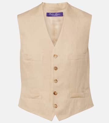 Jaiden linen vest | Ralph Lauren Collection