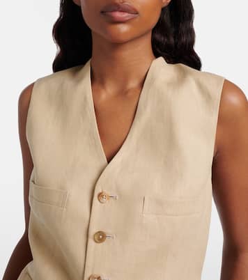 Jaiden linen vest | Ralph Lauren Collection